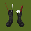 Rigel Black's boots