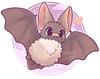 Cute bat illustration